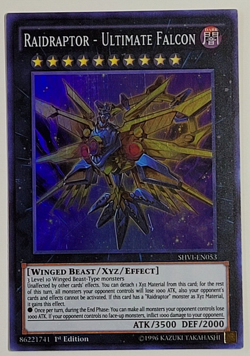 Yugioh - Raidraptor - Ultimate Falcon - SHVI-EN053 - NM - Super Rare - 1st 2016 - Image 1