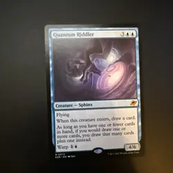 Magic MTG Quantum Riddler EOE 0072 Regular Mythic - NM condition - Image 1
