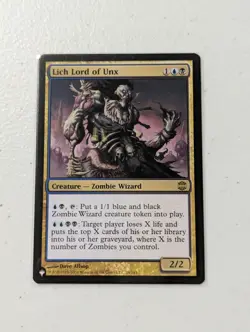 MTG Lich Lord of Unx - The List Reprints NM - Image 1