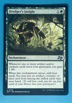 Mtg Dredger's Insight Aetherdrift Regular - Image 1