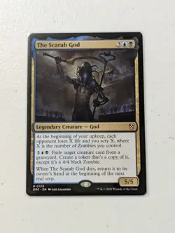 MTG The Scarab God - Commander: Aetherdrift NM - Image 1