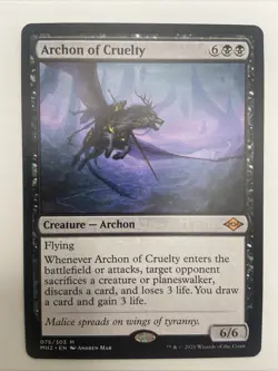 MTG Magic the Gathering Archon of Cruelty (75/686) Modern Horizons 2 -NM - Image 1