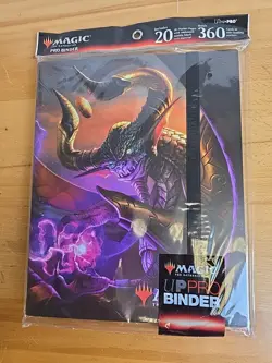 Ultra Pro MTG Magic 2019 9-Pocket Portfolio Binder (M19) Nicol Bolas Pro-Binder - Image 1