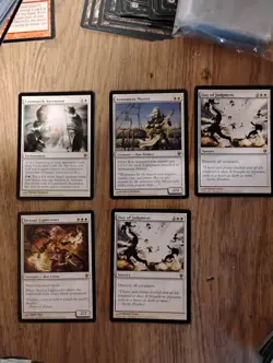 MTG Lot 45 Cards - Zendikar Devout Lightcaster, Luminarch Ascension, Armament... - Image 1