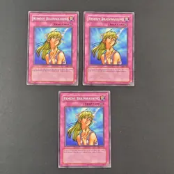 Yugioh TCG - 3x Remove Brainwashing - MFC-101 - LP/NM - Vintage - Unlimited 2003 - Image 2