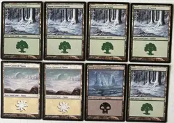 8x MTG Coldsnap Snow-Covered Land Lot NM/LP - Ft Forest 155/155 Basic Snow Land - Image 1