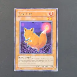Yugioh TCG - Fox Fire - SD3-EN013 - Light Play - LP - 1st Edition - Common, 2005 - Image 2