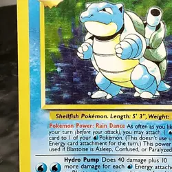 Blastoise Holo 2/102 Base Set WOTC 1999 Pokemon Card Unlimited Rare MP/LP ⭐ - Image 2