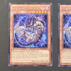 Yugioh TCG- 2x Shaddoll Beast - DUEA-EN027 - LP - 1st - Rare - Flip Effect 2014 - Image 4