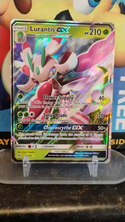 LURANTIS GX Sun & Moon Series POKEMON Full-Art Holo 2017 Trading Card 15/149 - Image 1