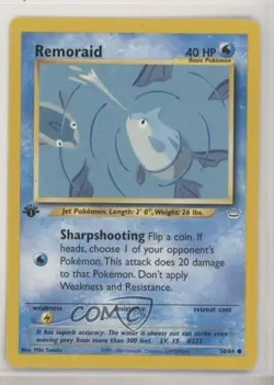 Remoraid 1st Ed. Pokemon Neo Revelation #50 2001 - Image 1