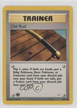 Old Rod 1st Ed. Pokemon Neo Revelation #64 2001 - Image 1