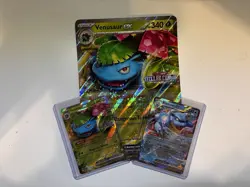 Blastoise & Venusaur ex Stellar Crown Stamped Pokemon GameStop Exclusive Promos - Image 1