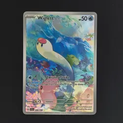 Wiglett 206/198 - NM - Scarlet & Violet Base Set Illustration Rare Pokemon Card - Image 1