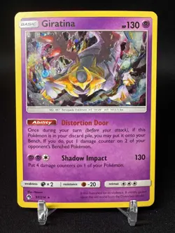 Giratina 97/214 Pokemon TCG Sun & Moon Lost Thunder Cosmos Holo LP - Image 1
