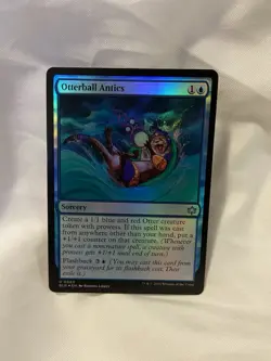 Otterball Antics Foil MTG Magic the Gathering Card NM Near Mint BLB 0063 - Image 1