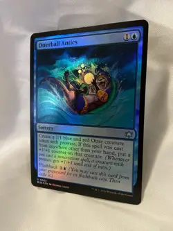 Otterball Antics Foil MTG Magic the Gathering Card NM Near Mint BLB 0063 - Image 2