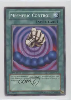 Mesmeric Control 1st Ed. YuGiOh Dinosaur's Rage Structure Deck #SD09-EN022 2006 - Image 1