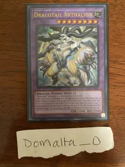 Yugioh Dracotail Arthalion JUSH-EN006 Ultra Rare 1st Edition Near Mint - Image 1