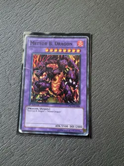 Yugioh - Meteor B. Dragon - Super Rare 1st Edition LP - FREE Holographic Card - Image 1