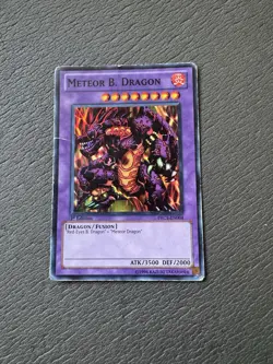 Yugioh - Meteor B. Dragon - Super Rare 1st Edition LP - FREE Holographic Card - Image 3