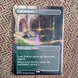 Lush Portico - Murders at Karlov Manor - MTG. all art card, Looks stunning! - Image 1