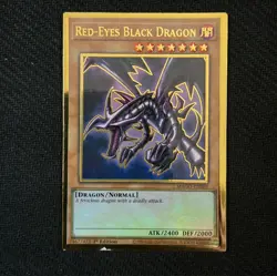 Yu-Gi-Oh! Red-Eyes Black Dragon- Yugioh Gold Rare - 1st Edition-MAGO EN003 (LP) - Image 1