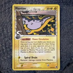 Mantine 20/101 Delta Species EX Dragon Frontiers Pokemon Card Non-Holo Rare - Image 1