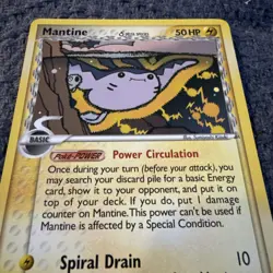 Mantine 20/101 Delta Species EX Dragon Frontiers Pokemon Card Non-Holo Rare - Image 4