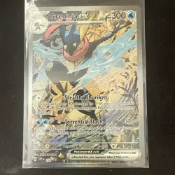 Greninja EX Pokemon Card - Stealthy Shuriken & Torrential Slash - Image 1