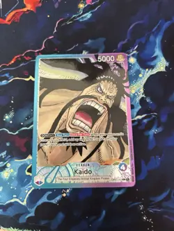 One Piece Card Game Kaido Altar Art OP01-061 Leader Parallel Romance Dawn - Image 1