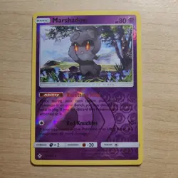 Marshadow 81/214 - NM REVERSE HOLO RARE Unbroken Bonds - Pokemon 2019 TCG Card - Image 1