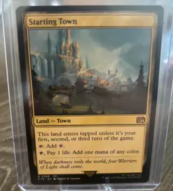 Starting Town Regular Card Final Fantasy Magic: The Gathering NM - Image 1