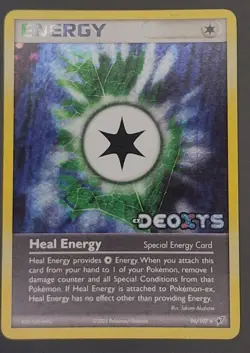 Heal Energy Pokemon TCG EX Deoxys Reverse Holo Stamped Uncommon Card #94/107 - Image 1