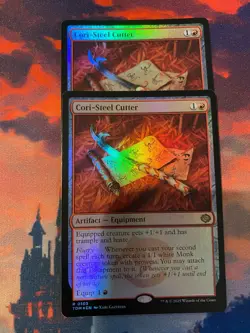 MTG Tarkir Dragonstorm Cori Steel Cutter Foil x 2 - Image 1