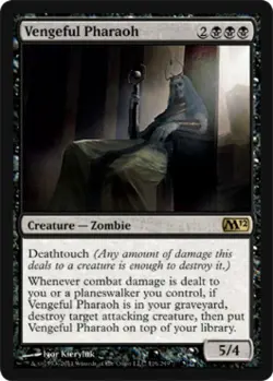 Vengeful Pharaoh - Medium Play MTG Magic 2012 Core Set - Image 1