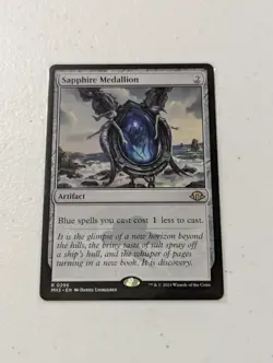 MTG Sapphire Medallion - Modern Horizons 3 NM - Image 1