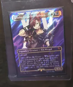 G'raha Tia, Scion Reborn - Borderless - SURGE FOIL - Final Fantasy MTG 0211 - Image 1