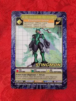 Bandai Digimon Trading Card Series 3 Stingmon Bo-119 - Image 1