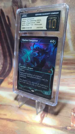 MTG Clarion Conqueror #400 Foil Showcase Tarkir Dragonstorm CGC Pristine 10 Pop1 - Image 4