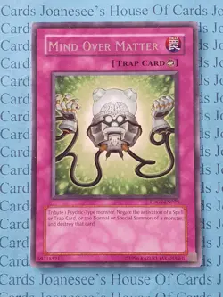 TDGS-EN073 Mind Over Matter Rare Yu-Gi-Oh Card English Unl - Image 1