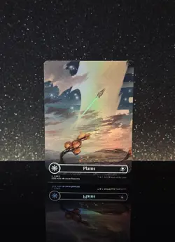 Plains #0262 EOE L (Borderless) (FOIL) - MTG Edge of Eternities - Image 1