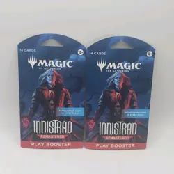 Magic The Gathering Innistrad Remastered 2x Play booster pack (MTG) [Brand New] - Image 1