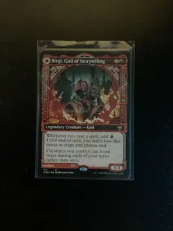 MTG Magic the Gathering Birgi, God of Storytelling Showcase Kaldheim - Image 1