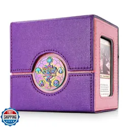 Kabinka Commander Deck Box for MTG with Metal Emblem, Card Deck Box with Dice - Image 1