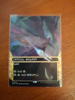 Crystal Quarry Borderless - EOS 0010 - NM - MTG Magic - Image 1