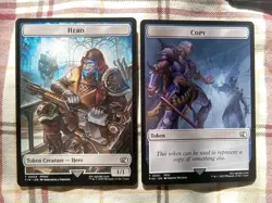 MTG - Hero 0004/Copy 0001 Token - Final Fantasy NM/M Condition - Image 1