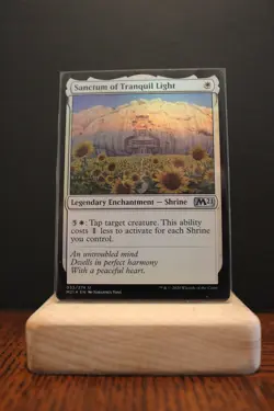 FOIL Sanctum of Tranquil Light - Core Set 2021 (M21) LP MTG ManaFam - Image 1