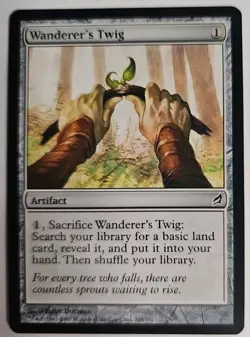 MTG Magic The Gathering Card Wanderer's Twig Artifact Lorwyn - Image 1