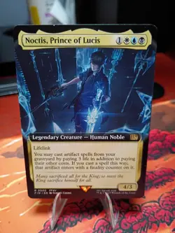 Noctis, Prince of Lucis [New, Near Mint] Extended Art {Final Fantasy MTG} - Image 1